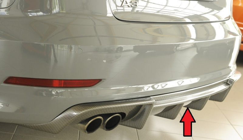 Rieger Heckeinsatz Audi A3 (8V) 07.12-08.16 (bis Facelift) - 99367