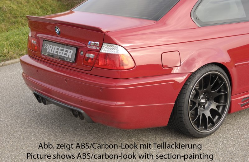 Rieger Heckschürzenansatz BMW 3er E46 M3 06.00- - 99577