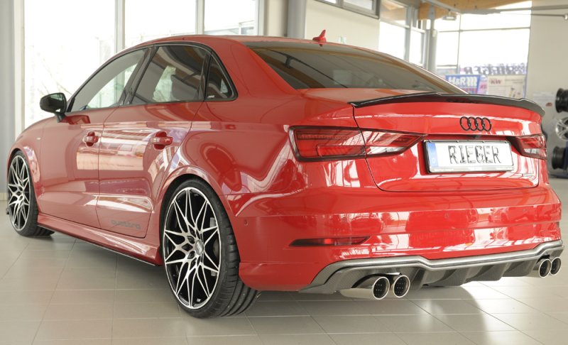 Rieger Heckeinsatz Audi A3 (8V) 09.16- (ab Facelift) - 99616