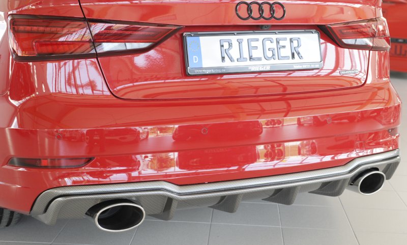 Rieger Heckeinsatz Audi A3 (8V) 09.16- (ab Facelift) - 99617