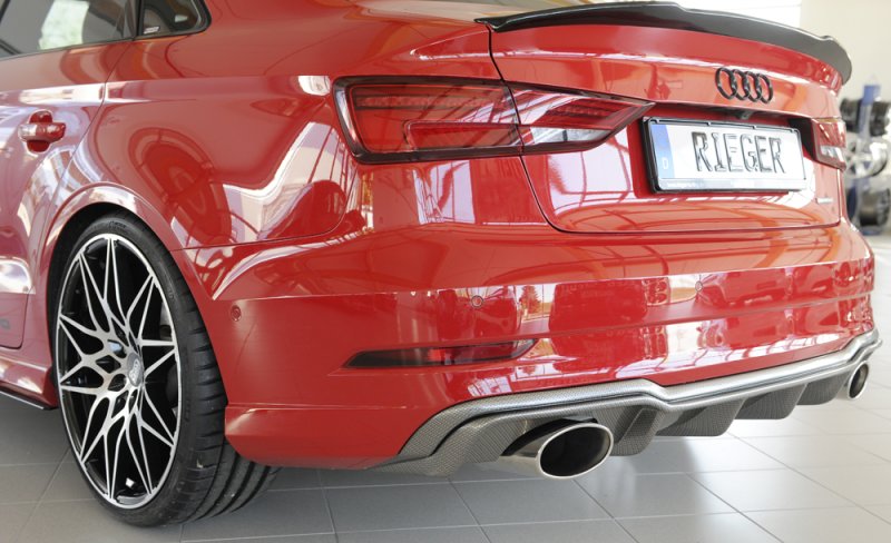 Rieger Heckeinsatz Audi A3 (8V) 09.16- (ab Facelift) - 99617