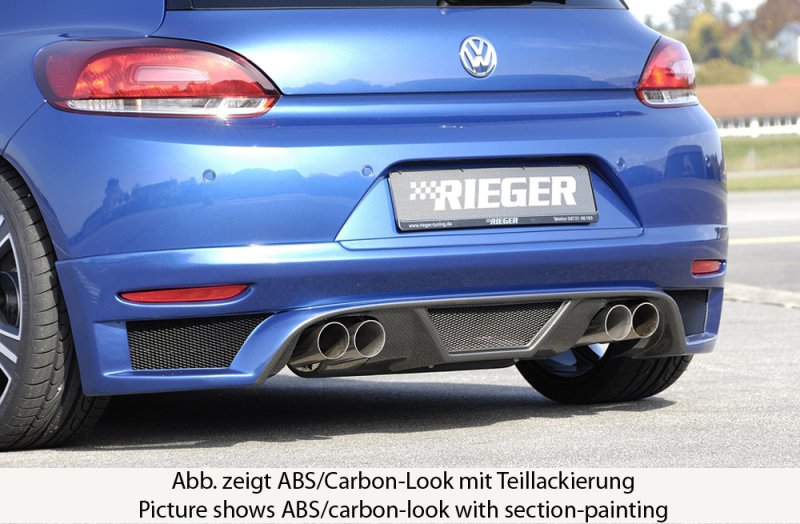 Rieger Heckschürzenansatz VW Scirocco 3 (13) 08.08-04.14 (bis Facelift) - 99771