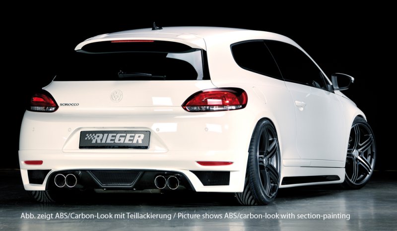 Rieger Heckschürzenansatz VW Scirocco 3 (13) 08.08-04.14 (bis Facelift) - 99771