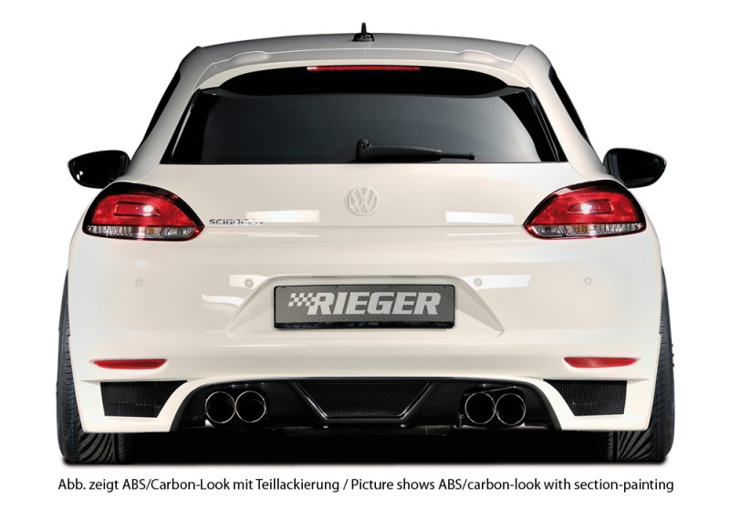 Rieger Heckschürzenansatz VW Scirocco 3 (13) 08.08-04.14 (bis Facelift) - 99771