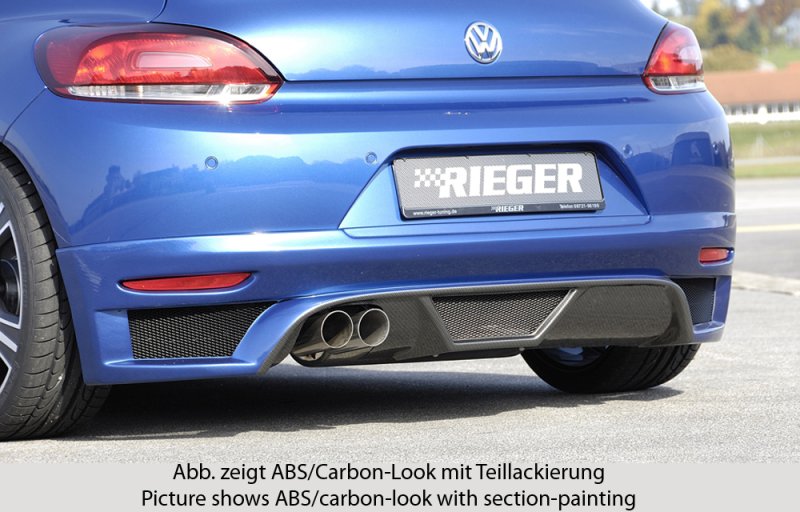 Rieger Heckschürzenansatz VW Scirocco 3 (13) 08.08-04.14 (bis Facelift) - 99772