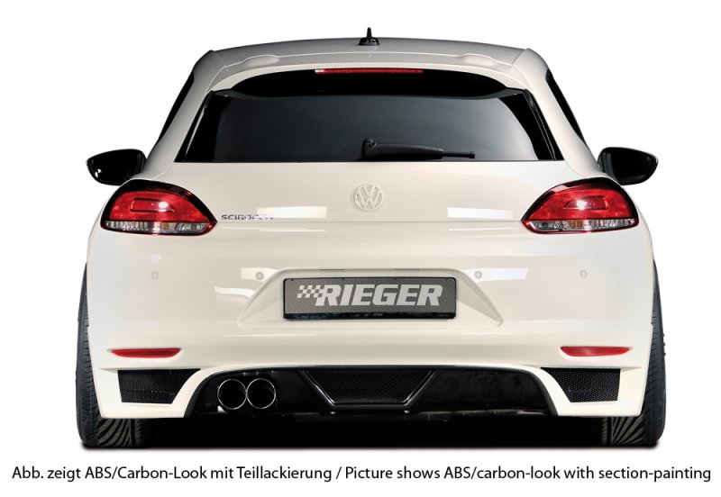 Rieger Heckschürzenansatz VW Scirocco 3 (13) 08.08-04.14 (bis Facelift) - 99772