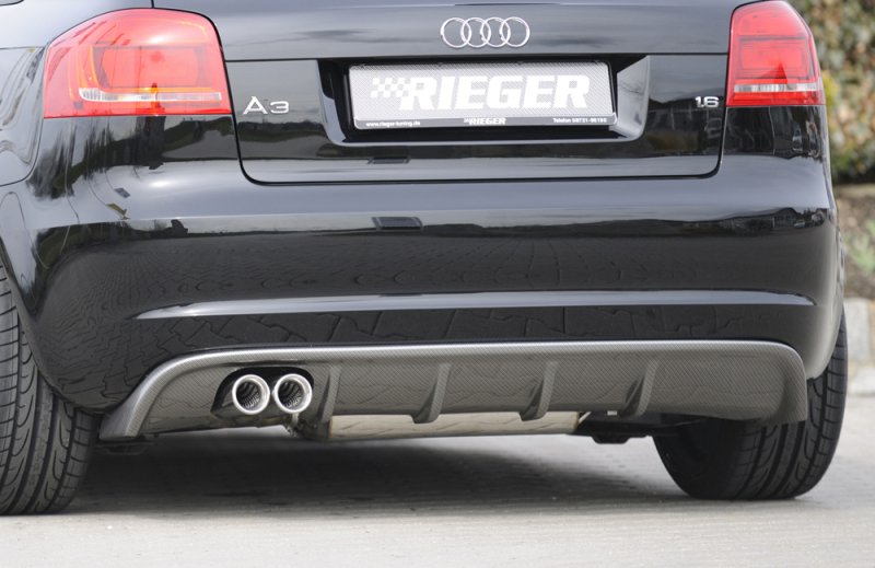 Rieger Heckeinsatz Audi A3 (8P) 07.08- (ab Facelift) - 99834