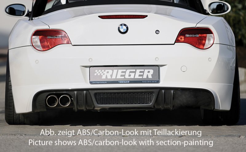 Rieger Heckansatz BMW Z4 (E85) 01.06-03.09 (ab Facelift) - 99856