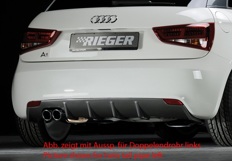 Rieger Heckeinsatz Audi A1 (8X) 08.10-12.14 (bis Facelift) - 99874