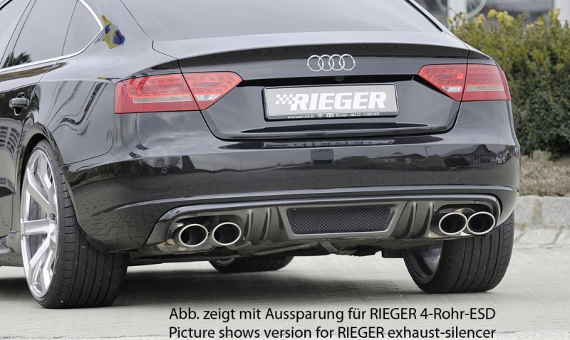 Rieger Heckeinsatz Audi A5 (B8/B81) 06.07-07.11 (bis Facelift) - 99886