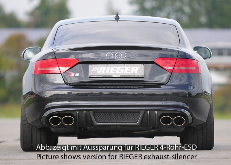 Rieger Heckeinsatz Audi A5 (B8/B81) 06.07-07.11 (bis Facelift) - 99892