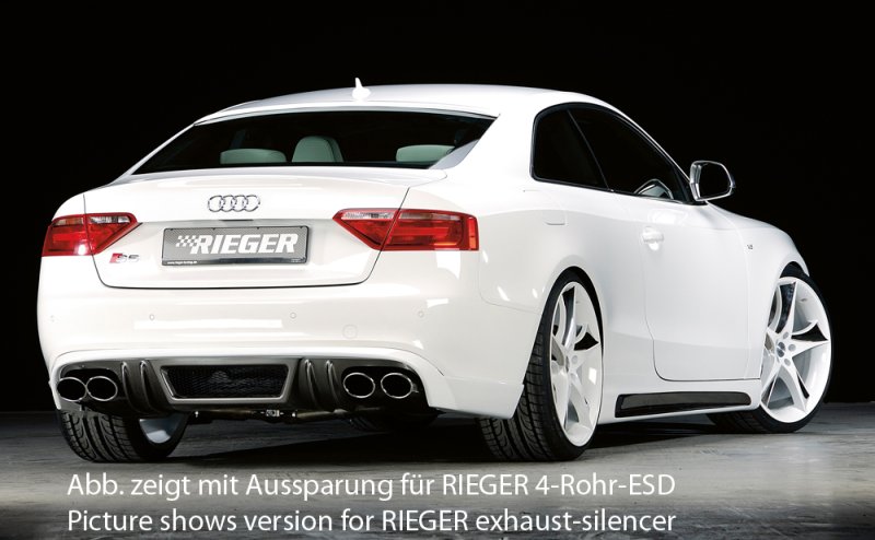 Rieger Heckschürzenansatz Audi A5 S5 (B8/B81) 06.07-07.11 (bis Facelift) - 99895