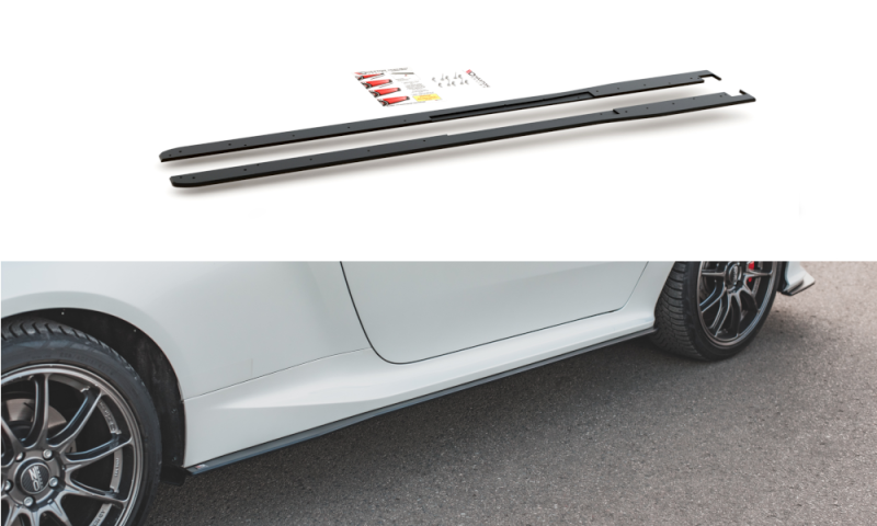 Maxton Racing Seitenschweller Ansatz für Toyota GR Yaris Mk4 TOYA4GR4CNC-SD1B