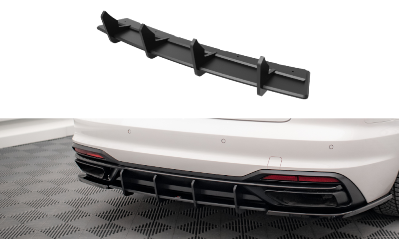 Maxton Street Pro Heckschürze für Audi A4 B9 Facelift AUA4B9FCNC-RS1B