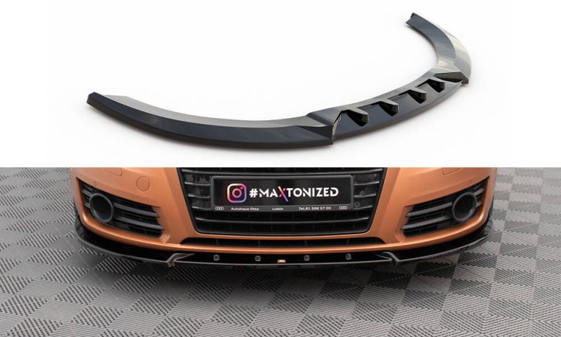 Maxton Front Ansatz V.2 Audi A7 C7 schwarz Hochglanz AU-A7-C7-FD2-G