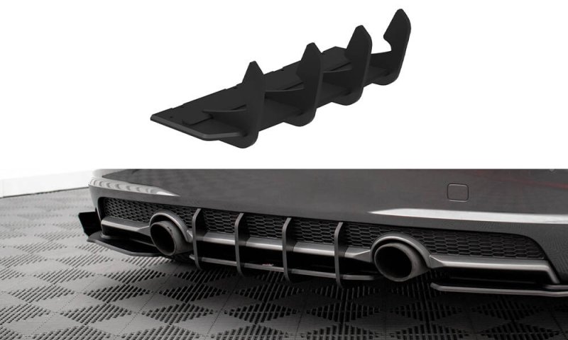 Maxton Street Pro Heckschürze Audi TT S-Line 8S AUTT3SLINECNC-RS1B