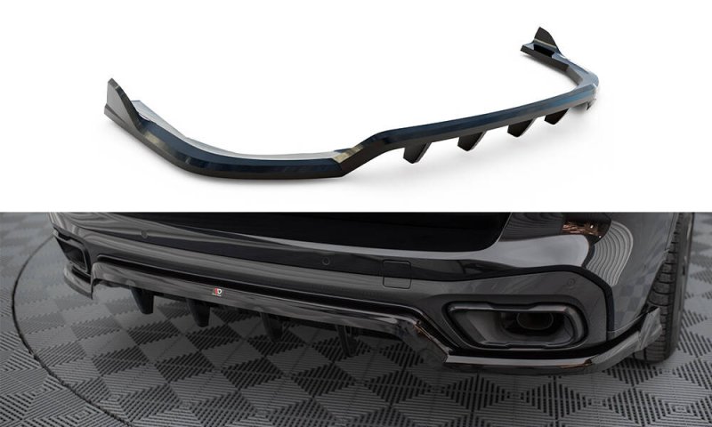 Maxton Mittlerer Cup Diffusor Heck Ansatz BMW X5 M-Paket G05 schwarz Hochglanz BM-X5-05-MPACK-RD2G+RD3-G
