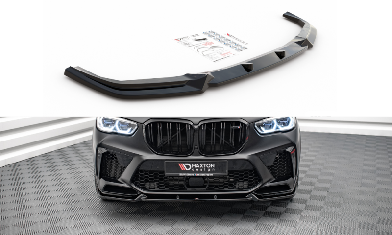 Maxton Front Ansatz V.1 für BMW  X5M F95 schwarz Hochglanz BM-X5M-05-FD1-G