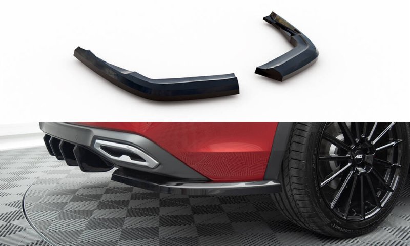 Maxton Heck Ansatz Flaps Diffusor Seat Tarraco FR Mk1 schwarz Hochglanz SE-TA-1-FR-RSD1-G
