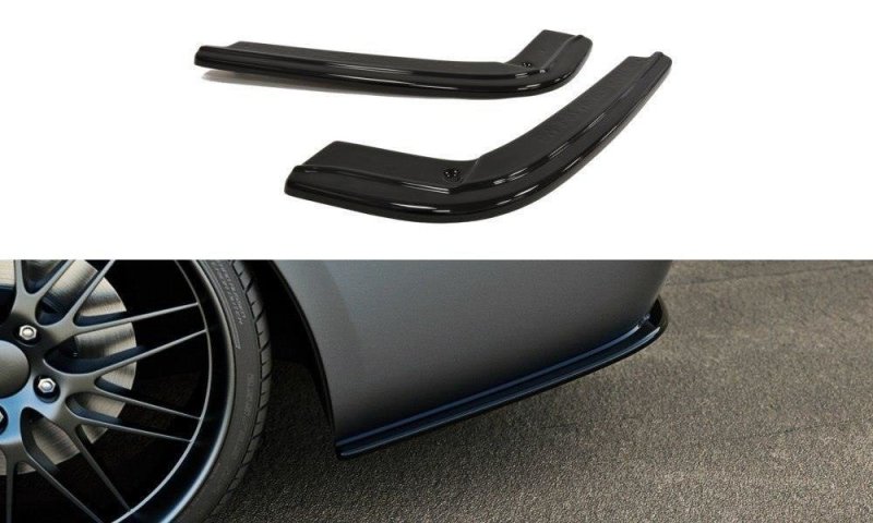 Maxton Heck Ansatz Flaps Diffusor für BMW 3er E92 M Paket schwarz Hochglanz BM-3-92-MPACK-RSD1-G