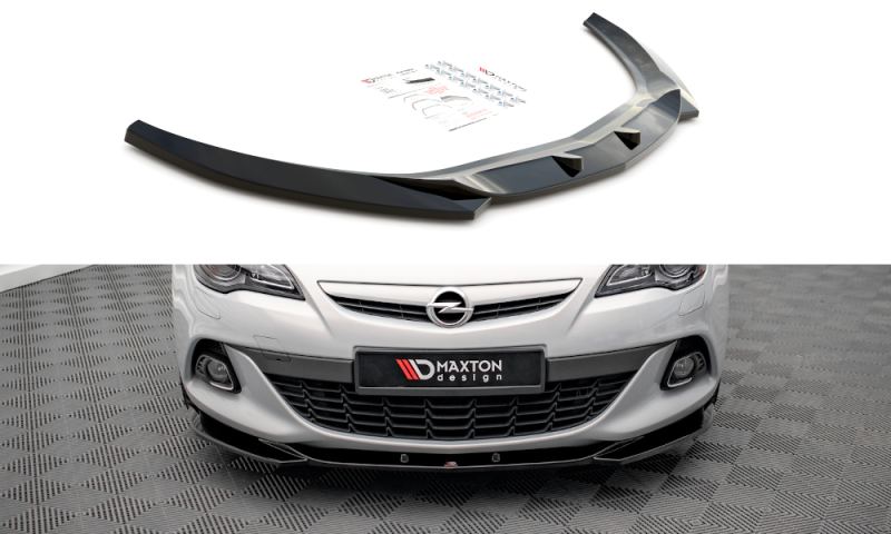Maxton Front Ansatz V.1 für Opel Astra GTC OPC-Line J schwarz Hochglanz OP-AS-J-GTC-OPCLINE-FD1-G