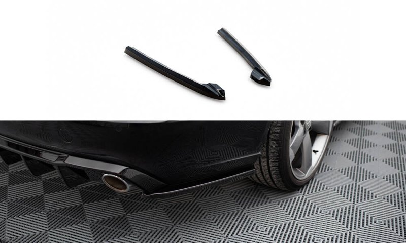 Maxton Heck Ansatz Flaps Diffusor V.3 Audi A6 Avant C7 schwarz Hochglanz AU-A6-C7-AV-RSD3-G