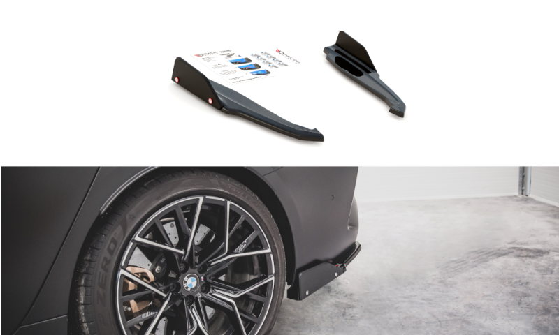 Maxton Heck Ansatz Flaps Diffusor +Flaps für V.1 BMW M8 Gran Coupe F93 BM-M8-G16-GC-RSD1G+RS