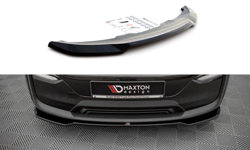 Maxton Front Ansatz V.1 für BMW i3 Mk1 Facelift schwarz Hochglanz BM-I3-1-FD1-G
