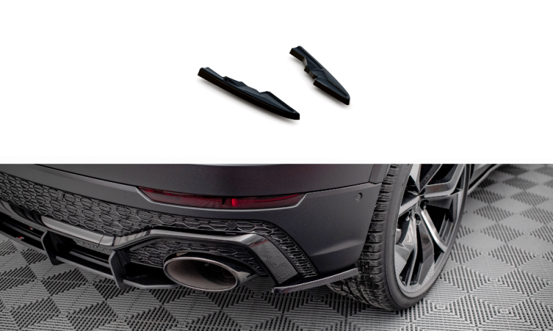 Maxton Heck Ansatz Flaps Diffusor für Audi RSQ8 Mk1 schwarz Hochglanz AU-RSQ8-1-RSD1-G