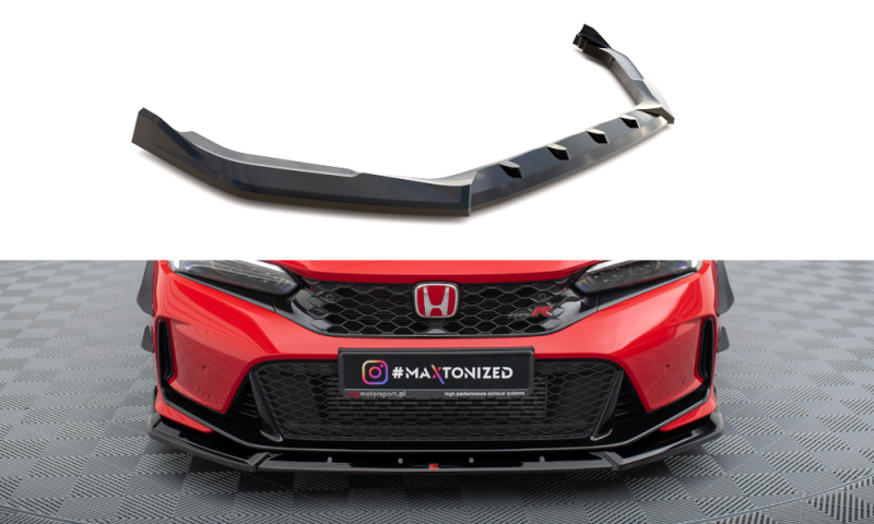 Maxton Front Ansatz V.2 für Honda Civic Type-R Mk 11 schwarz Hochglanz HO-CI-11-TYPE-R-FD2-G