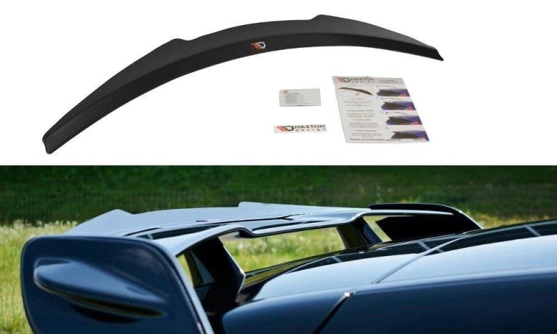 Maxton Spoiler CAP für Mercedes A W176 AMG Facelift schwarz Hochglanz ME-A-176F-AMG-CAP1-G