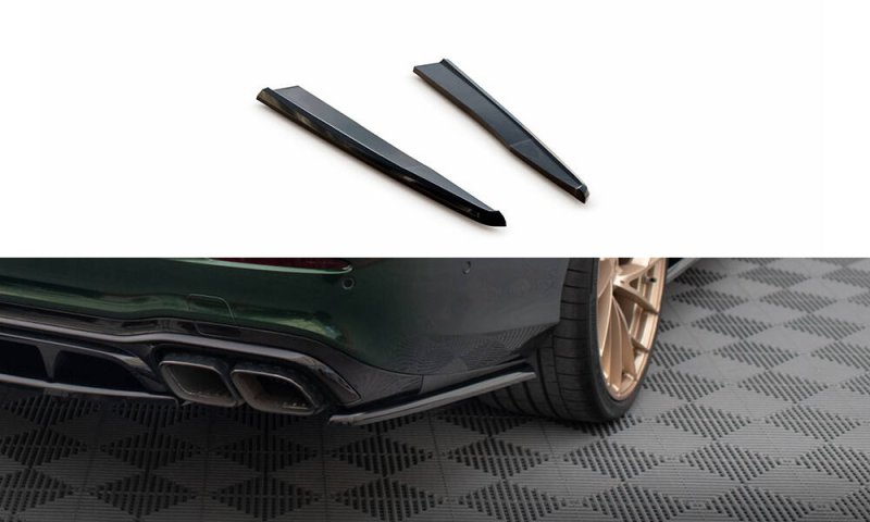 Maxton Heck Ansatz Flaps Diffusor Mercedes-AMG E63 W213 Facelift schwarz Hochglanz ME-E-213F-63-RSD1-G
