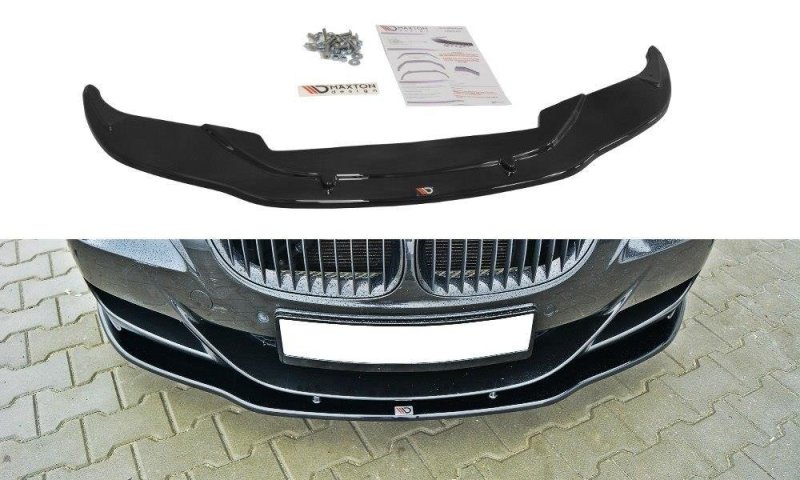 Maxton Front Ansatz V.2 für BMW M6 E63 schwarz Hochglanz BM-6-63-M-FD2-G