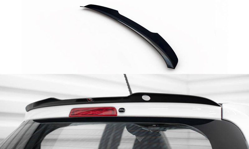 Maxton Spoiler CAP Abrisskante Toyota Yaris Mk3 Facelift schwarz Hochglanz TO-YA-3F2-CAP1-G