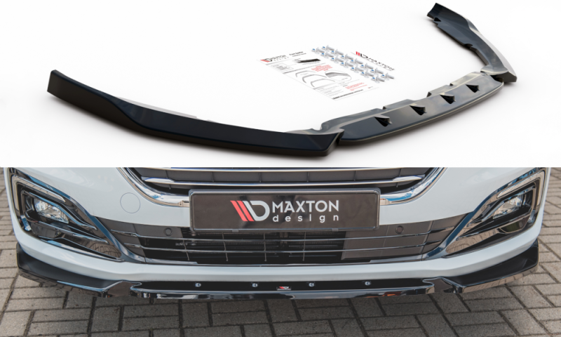 Maxton Front Ansatz für Ford Mondeo Mk5 Facelift  schwarz Hochglanz FO-MO-5F-FD1-G