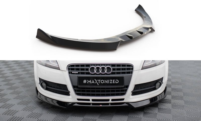 Maxton Front Ansatz V.3 Audi TT 8J schwarz Hochglanz AU-TT-2-FD3-G