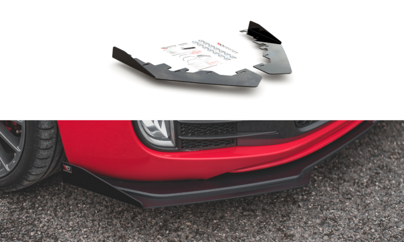 Maxton Flaps Volkswagen Golf GTI Mk6 schwarz Hochglanz VWGO6GTICNC-FSF1-G