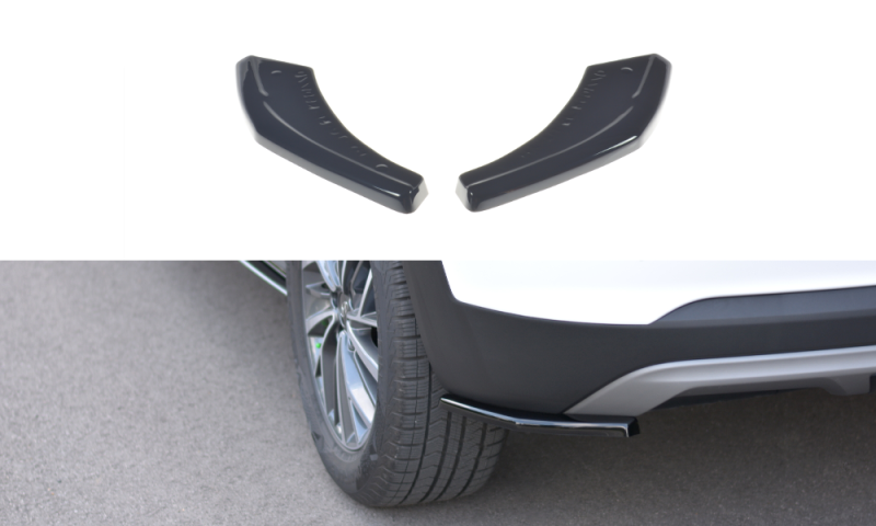 Maxton Heck Ansatz Flaps Diffusor für Hyundai Tucson Mk3 Facelift schwarz Hochglanz HY-TU-3F-RSD1-G