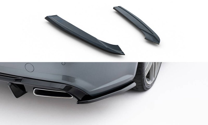Maxton Heck Ansatz Flaps Diffusor V.3 Audi S6 / A6 S-Line / A6 C7 FL schwarz Hochglanz AU-A6-C7F-SLINE-RSD1-G