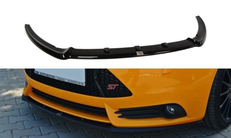 Maxton Front Ansatz für Ford Focus ST Mk3 (Cupra) schwarz Hochglanz FO-FO-3-ST-CUPRA-FD1-G