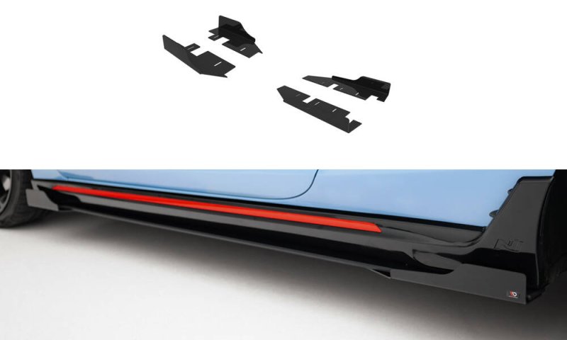 Maxton Side Flaps Hyundai Veloster N Mk2 schwarz Hochglanz HYVE2NCNC-SF1-G