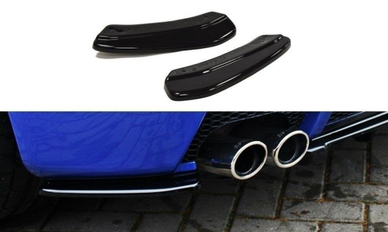 Maxton Heck Ansatz Flaps Diffusor für ALFA ROMEO 147 GTA schwarz Hochglanz AL-147-1-GTA-RSD1-G