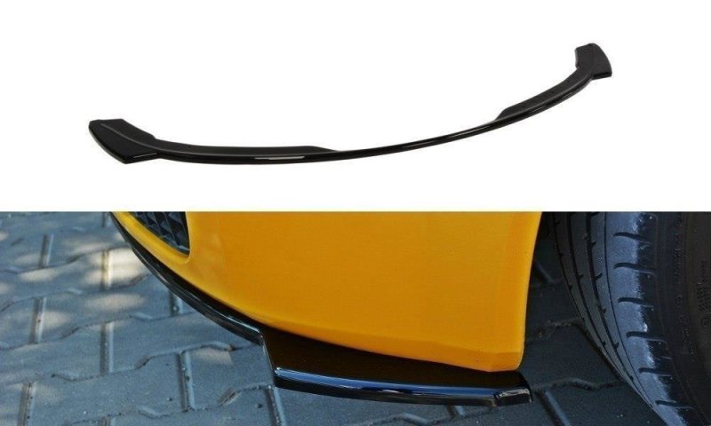 Maxton Diffusor Heck Ansatz für RENAULT MEGANE II RS schwarz Hochglanz RE-ME-2-RS-RSD1-G