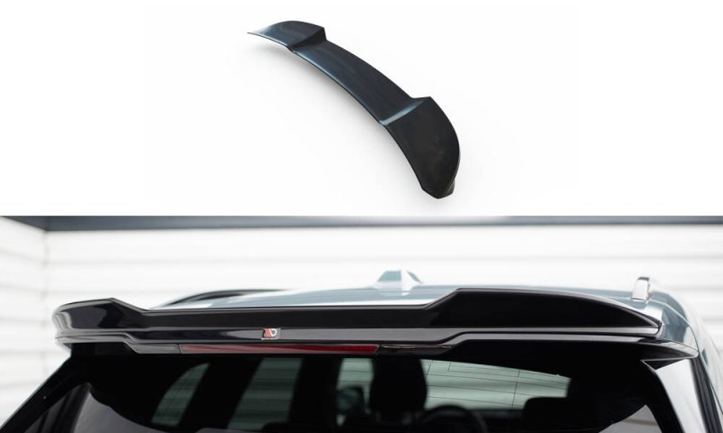 Maxton Spoiler CAP Abrisskante 3D BMW X1 M-Paket U11 schwarz Hochglanz BM-X1-U11-MPACK-CAP1-G