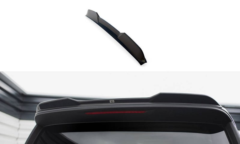 Maxton Spoiler CAP Abrisskante 3D VW Multivan T7 schwarz Hochglanz VW-MU-T7-CAP1-G