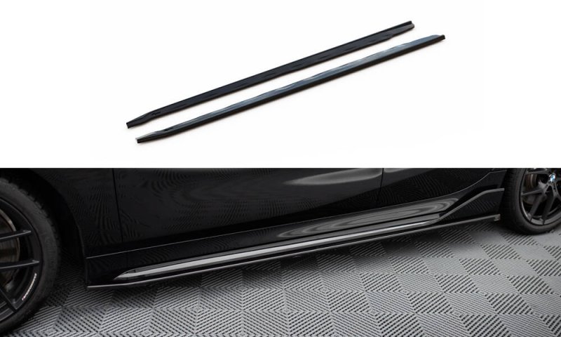 Maxton Seitenschweller Ansatz BMW M135i M-Performance F40 schwarz Hochglanz BM-1-40-M-MPFC-SD1-G