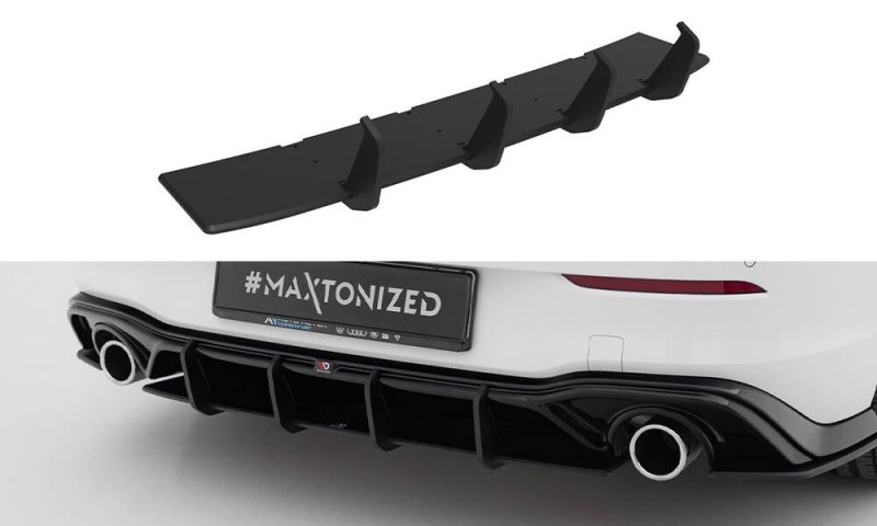 Maxton Street Pro Heckschürze V.3 VW Golf GTI Mk8 VWGO8GTICNC-RS3B