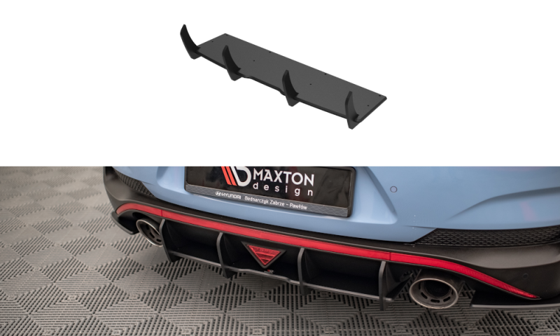 Maxton Street Pro Heckschürze für Hyundai I30 N Fastback Mk3 Facelift HYI303NFBCNC-RS1B