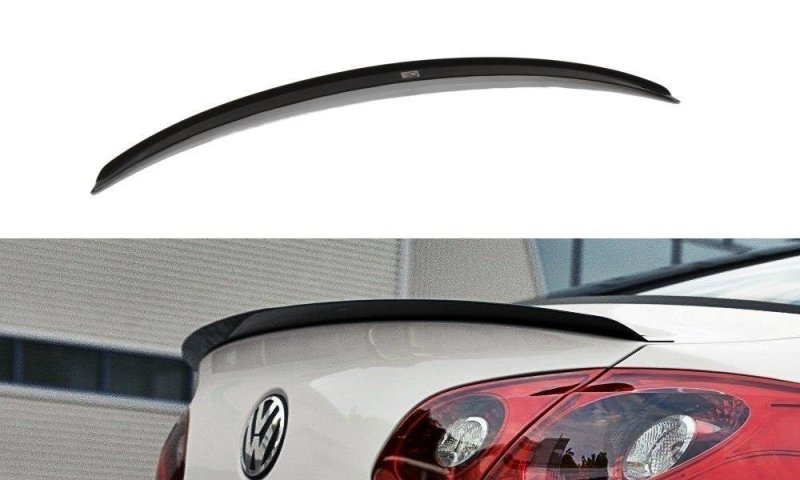 Maxton Spoiler CAP für VW Passat CC R36 RLINE schwarz Hochglanz VW-PA-CC-R-LINE-CAP1-G
