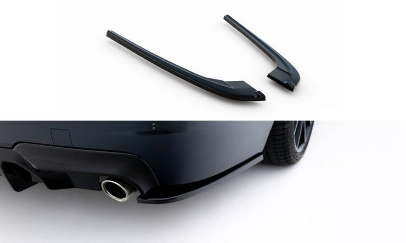 Maxton Heck Ansatz Flaps Diffusor V.3 BMW 5er M-Paket F10 / F11 schwarz Hochglanz BM-5-10-MPACK-RSD3-G